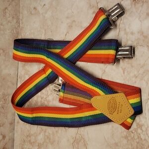 Nicholas work gear rainbow unisex adjustable suspenders